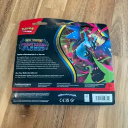 Pokemon Phantasmal Flames - Weavile 3-Pack Booster Blister Factory Sealed - Image 4