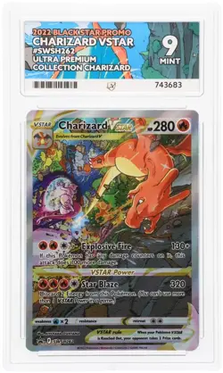 Charizard VSTAR SWSH262 UPC Charizard 2022 Black Star Promo Ace 9 Mint Pokemon - Image 1
