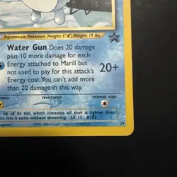 Pokemon Vintage Black Star Promo Marill 29/53 Wotc Promo 2000 - Image 4