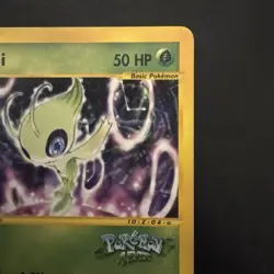 Pokemon Vintage Wizards Black Star Movie Promo Celebi #50 -Pokemon 4 Ever -2002 - Image 3
