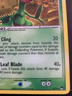 Pokemon TCG Sceptile POP Series Promos 1 4 Holo Cosmos Holo Rare Holo Rare - Image 2
