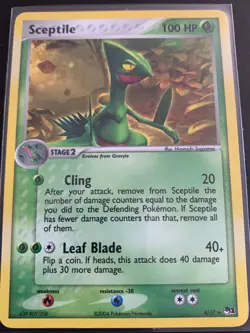 Pokemon TCG Sceptile POP Series Promos 1 4 Holo Cosmos Holo Rare Holo Rare - Image 5