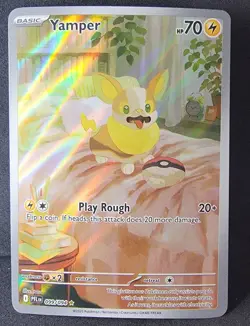 Pokemon TCG Yamper 99/94 ME02: Phantasmal Flames Illustration Rare NM English - Image 1