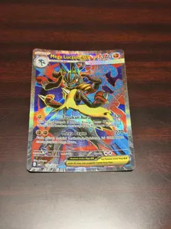 Pokemon TCG Bahasa Indonesia Language Mega Lucario ex Full Art FA MA1 156/126 SR - Image 1