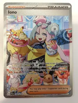 Iono Special Illustration Rare Pokemon Scarlet & Violet Paldea Evolved #269 NM - Image 1