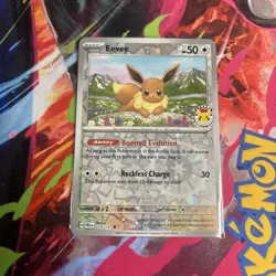 Eevee - (Pokemon Day 2025) (Reverse Cosmos Holo) 074/ 131 NM Pokemon TCG - Image 1