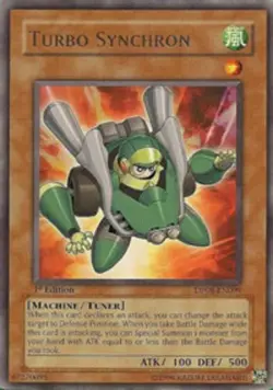 Yugioh! LP Turbo Synchron - DP08-EN009 - Rare - 1st Edition Lightly Played, Engl - Image 1