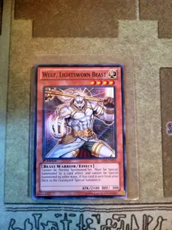 YUGIOH 3X WULF LIGHTSWORN BEAST COMMON 1ST ED NM (BLC1,SDL1) - Image 3