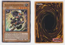 Konami Yu-Gi-Oh Gladiatorungeheuer Darius PTDN-DE031 1.Auflage (157220) - Image 1
