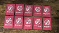 One Piece Pre-Errata Luffy OP01-003 Demo Deck Leader X 10 Alpha “not for sale” - Image 2