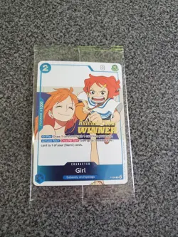 Girl (OP14 Release Event Winner) P-096 One Piece Promotion Cards Foil - Image 2