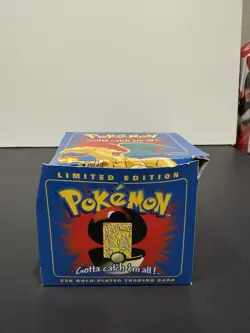 Pokemon 23K Gold Plated Charizard #06 Limited Edition Card w/ Poke Ball & COA - Image 1