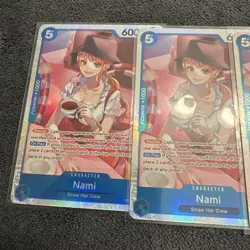 One Piece Nami OP11-054 SR A Fist of Divine Speed Foil 4 cards - Image 4