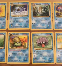 Vintage Pokemon Fossil Set Lot (10 Cards) - WOTC 1999 Water Types - Cloyster,... - Image 3