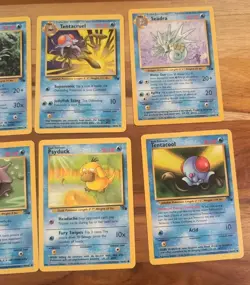 Vintage Pokemon Fossil Set Lot (10 Cards) - WOTC 1999 Water Types - Cloyster,... - Image 5