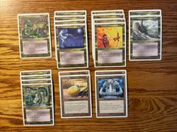 MTG: Chronicles Multicolor Red, Black, Blue, Artifact 90 Card Lot - Image 1