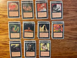 MTG: Chronicles Multicolor Red, Black, Blue, Artifact 90 Card Lot - Image 3