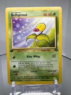 Bellsprout 49/64 1st Edition Jungle Pokemon Card Vintage WOTC - Image 1