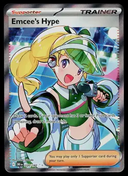 Pokemon Card - Emcee's Hype Destined Rivals 220/182 Ultra Rare - Image 1