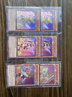 Yugioh MVP1 Magical Girl Lot 6 Cards Lemon, Apple, Berry, Chocolate Magician - Image 1