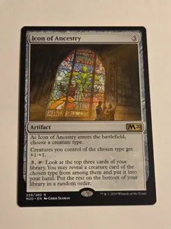 Icon of Ancestry X1 M20 MTG Core Set 2020 - Image 1