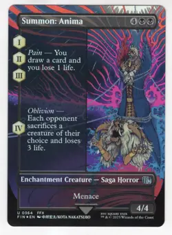 MTG Final Fantasy Foil Uncommon #0364 Summon Anima - Image 1