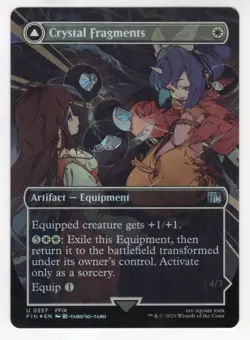 MTG Final Fantasy Foil Uncommon #0357 Crystal Fragments - Image 1