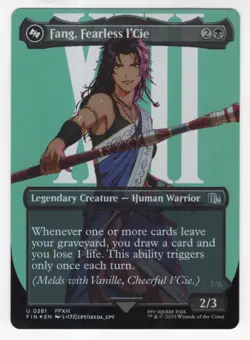 MTG Final Fantasy Foil Uncommon #0381 Fang Fearless I'Cie - Image 1