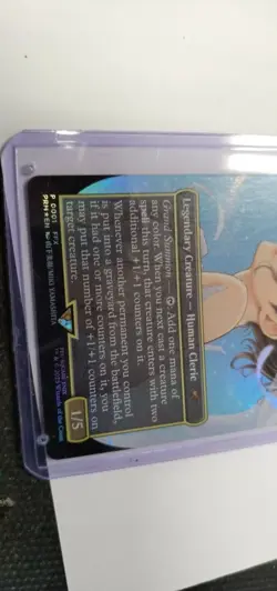 Yuna, Grand Summoner Promo 0001 Final Fantasy Mtg Borderless Foil Ffx - Image 3