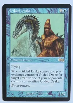 Gilded Drake MTG Magic The Gathering Urzas Saga NM - Image 1