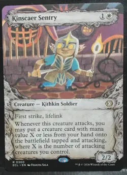 Kinscaer Sentry 0300 (Showcase) Lorwyn Eclipsed Regular NM/M pack fresh - Image 1