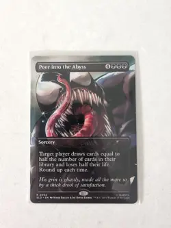 MTG | 🕷Spider-man🕷 | Peer into the Abyss (2002) 🎨COLORS🎨 | 🚫🌟Non-Foil 🌟🚫 - Image 1