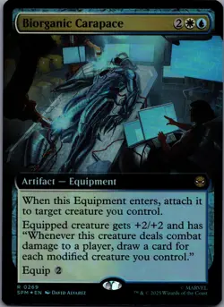 Biorganic Carapace 269 MTG Marvel's Spider-Man Rare Extended Art NM - Image 1
