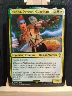 Wakka, Devoted Guardian - Final Fantasy Commander - Rare - NM (see pics) MTG - Image 1