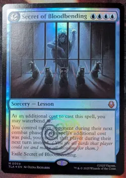 2025 MTG AVATAR: THE LAST AIRBENDER-FOIL #0069 SECRET OF BLOODBENDING - Image 1