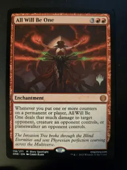 All Will Be One NM PROMO PACK Phyrexia: All Will Be One MTG FREE SHIPPING - Image 1