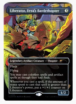 Liberator, Urza's Battlethopter #2286 (Rainbow Foil) (NM) Secret Lair SLD MTG - Image 1