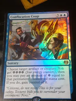 Confiscation Coup FOIL , Kaladesh , LP , MTG, FREE SHIPPING - Image 3