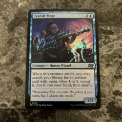 MTG Aetherdrift Transit Mage Foil 0070 NM - Image 1