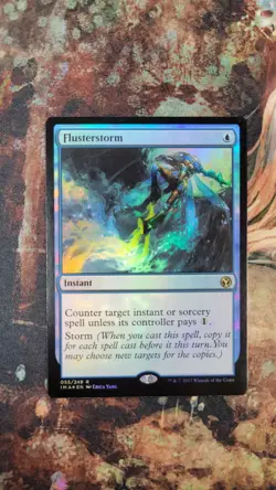 MTG Flusterstorm FOIL Iconic Masters NM Near Mint - Image 1