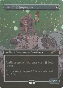 MTG Foundry Inspector (2106) *Galaxy Foil* Secret Lair: Deathburger MT/NM - Image 1