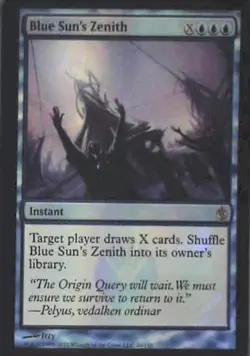 Blue Sun's Zenith - Mirrodin Besieged: #20, Magic: The Gathering - Foil Lp C250 - Image 1