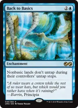 1x Back to Basics - Foil Light Play MTG Magic - Kid Icarus - - Image 1