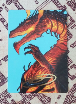 MTG Herigast, Erupting Nullkite Art Series Gold Stamp Modern Horizons 3 MH3 NM - Image 1