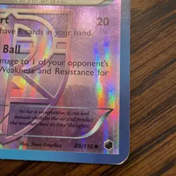 Espeon Reverse Holo Plasma Freeze 48/116 B&W Pokemon TCG Card LP/MP - Image 3