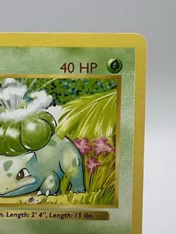 1999 Pokemon Base Set - Shadowless Pokemon Bulbasaur Common #44/102 NM/LP - Image 4