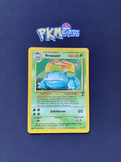 Pokemon TCG Venusaur Base Set 2 18/130 Holo Rare LP. - Image 1