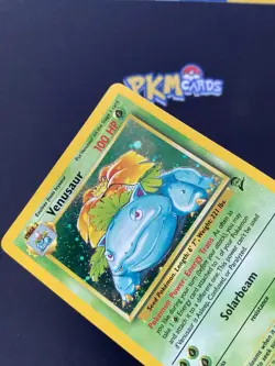 Pokemon TCG Venusaur Base Set 2 18/130 Holo Rare LP. - Image 2