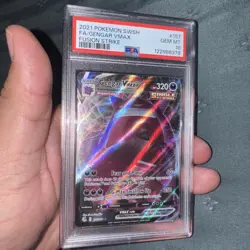 Pokemon Gengar VMAX Holo PSA 10 Gem Mint 157/264 Swsh08: Fusion Strike - Image 1