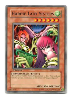 Harpie Lady Sisters - SD8-EN007 1st Edition - YuGiOh-MP - Image 1
